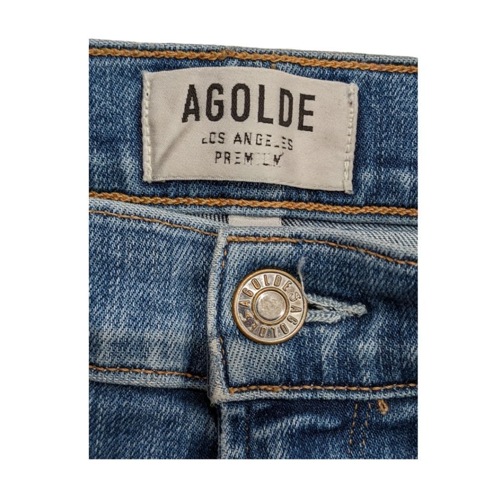 AGOLDE Amour Vert Sophie Crop Jeans Size 25 - Picture 6 of 11